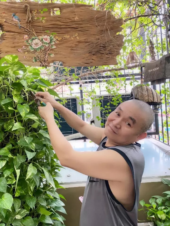 Nếu như không gian phòng khách nổi bật với thiết kế tiện nghi, gọn gàng thì khu vực khuôn viên ngoài trời lại đầy ắp cây xanh. Nếu như không gian phòng khách nổi bật với thiết kế tiện nghi, gọn gàng thì khu vực khuôn viên ngoài trời lại đầy ắp cây xanh.