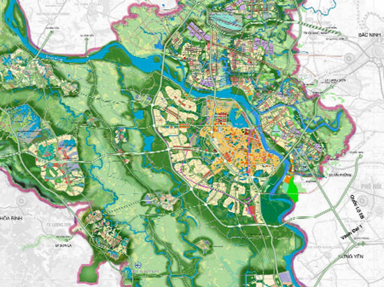 Đồ án Quy hoạch Thủ đô đến năm 2030 và tầm nhìn đến năm 2050. Sơ đồ Quy hoạch Thủ đô đến năm 2030 và tầm nhìn đến năm 2050