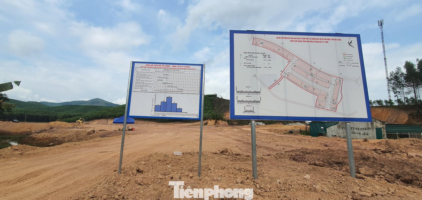 Dự án khu dân cư thôn Thoi (Sơn Động, Bắc Giang) có 71 thửa đất với diện tích hơn 10 nghìn m2. Dự án khu dân cư thôn Thoi (Sơn Động, Bắc Giang) có 71 thửa đất với diện tích hơn 10 nghìn m2.