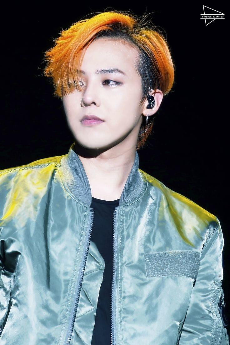 Màu tóc cam của G-Dragon từng gây "sốt" một thời. Màu tóc cam của G-Dragon từng gây "sốt" một thời.