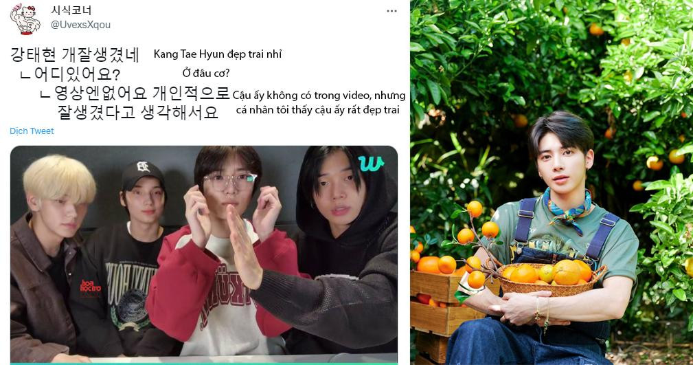 Tuy không có mặt trong video, Taehyun (TXT) vẫn được fan nhớ mặt gọi tên qua "văn mẫu". Tuy không có mặt trong video, Taehyun (TXT) vẫn được fan nhớ mặt gọi tên qua "văn mẫu".
