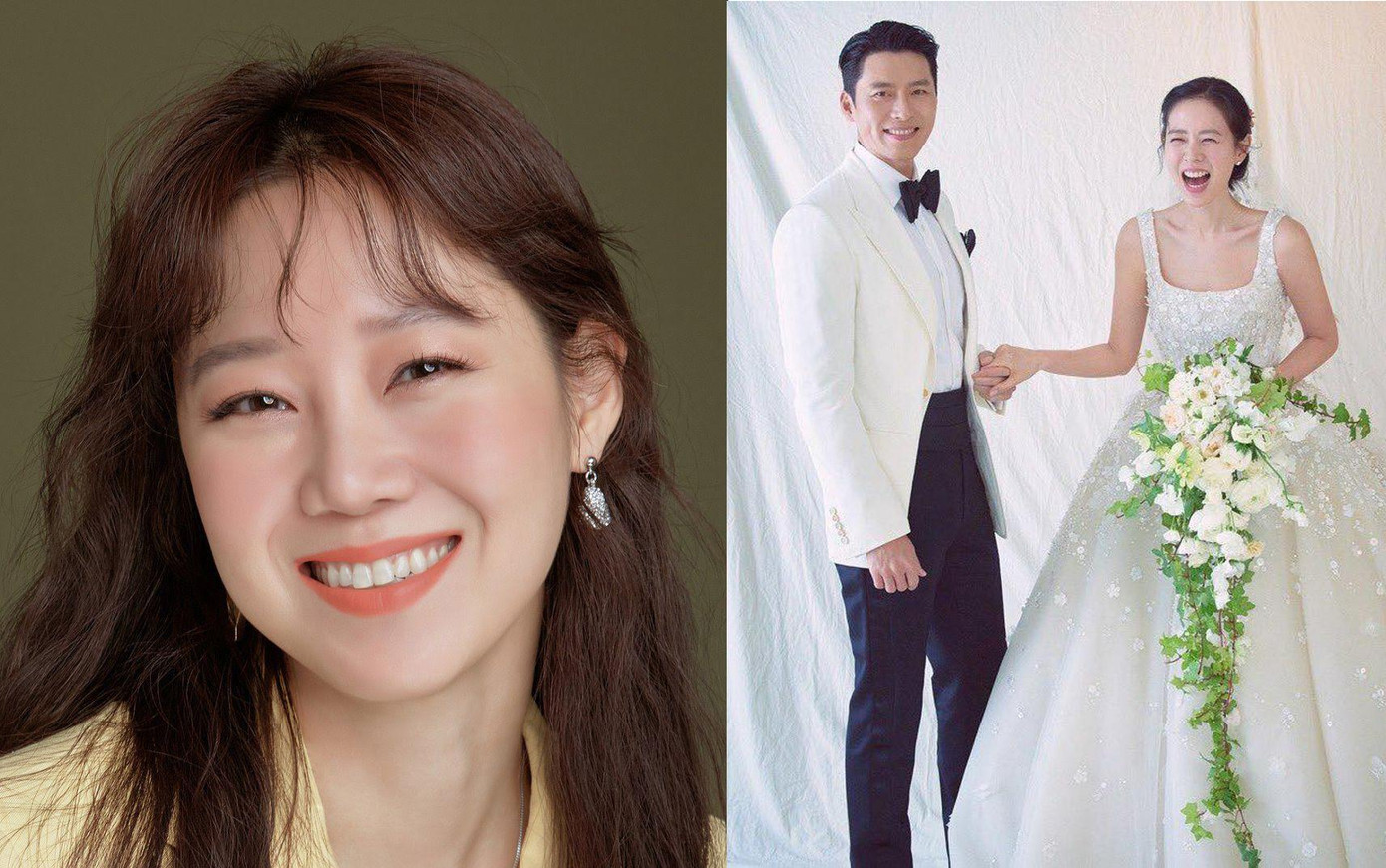 "Chị đẹp" Gong Hyo Jin trở thành người may mắn bắt được hoa cưới trong "đám cưới thế kỷ" hôm nay. "Chị đẹp" Gong Hyo Jin trở thành người may mắn bắt được hoa cưới trong "đám cưới thế kỷ" hôm nay.