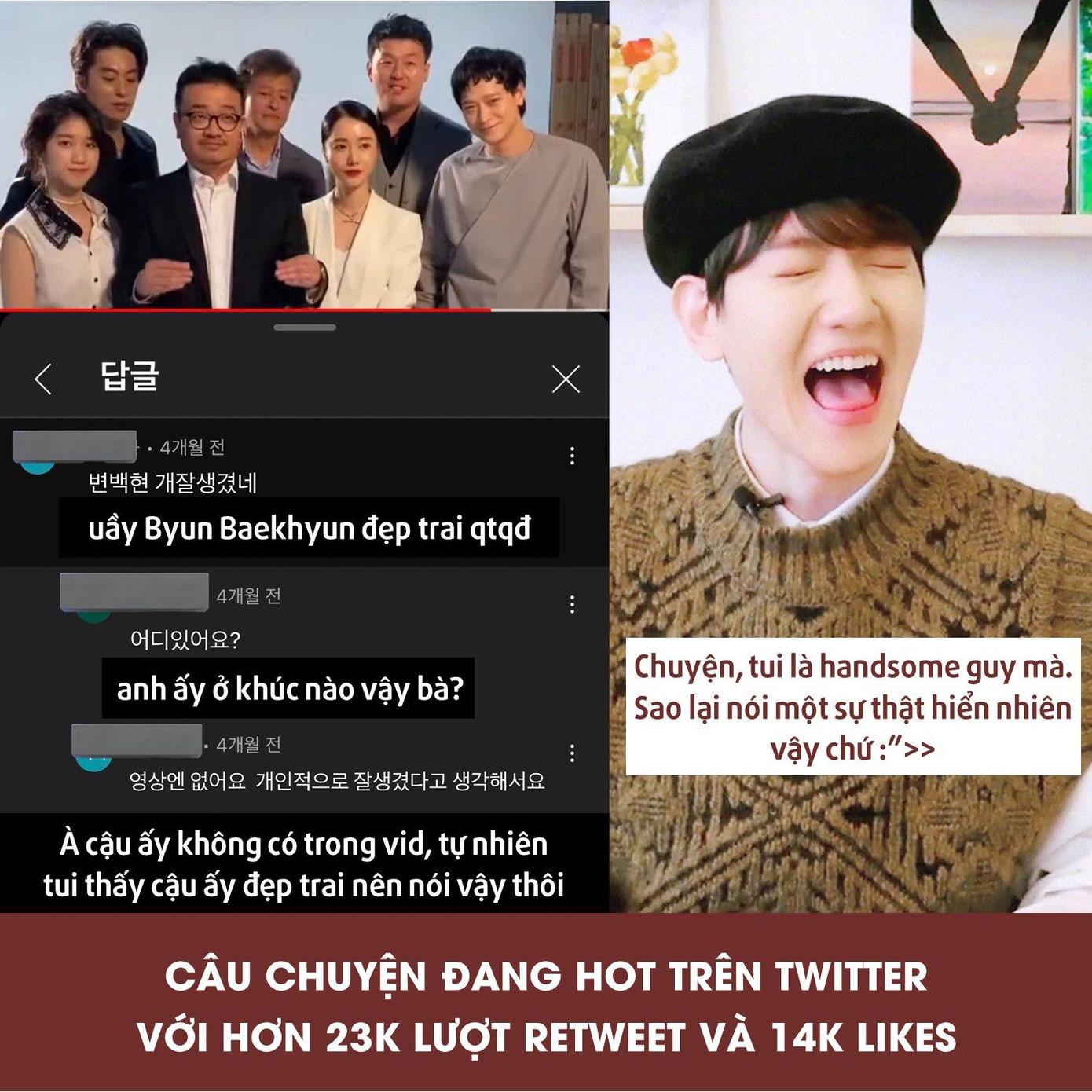 Bài đăng theo trend của fan Baekhyun (EXO) thu hút hơn 23K lượt chia sẻ trên mạng xã hội Twitter. Nguồn: Moonlight Baek - EXO Baekhyun’s Vietnam Fanpage Bài đăng theo trend của fan Baekhyun (EXO) thu hút hơn 23K lượt chia sẻ trên mạng xã hội Twitter. Nguồn: Moonlight Baek - EXO Baekhyun’s Vietnam Fanpage
