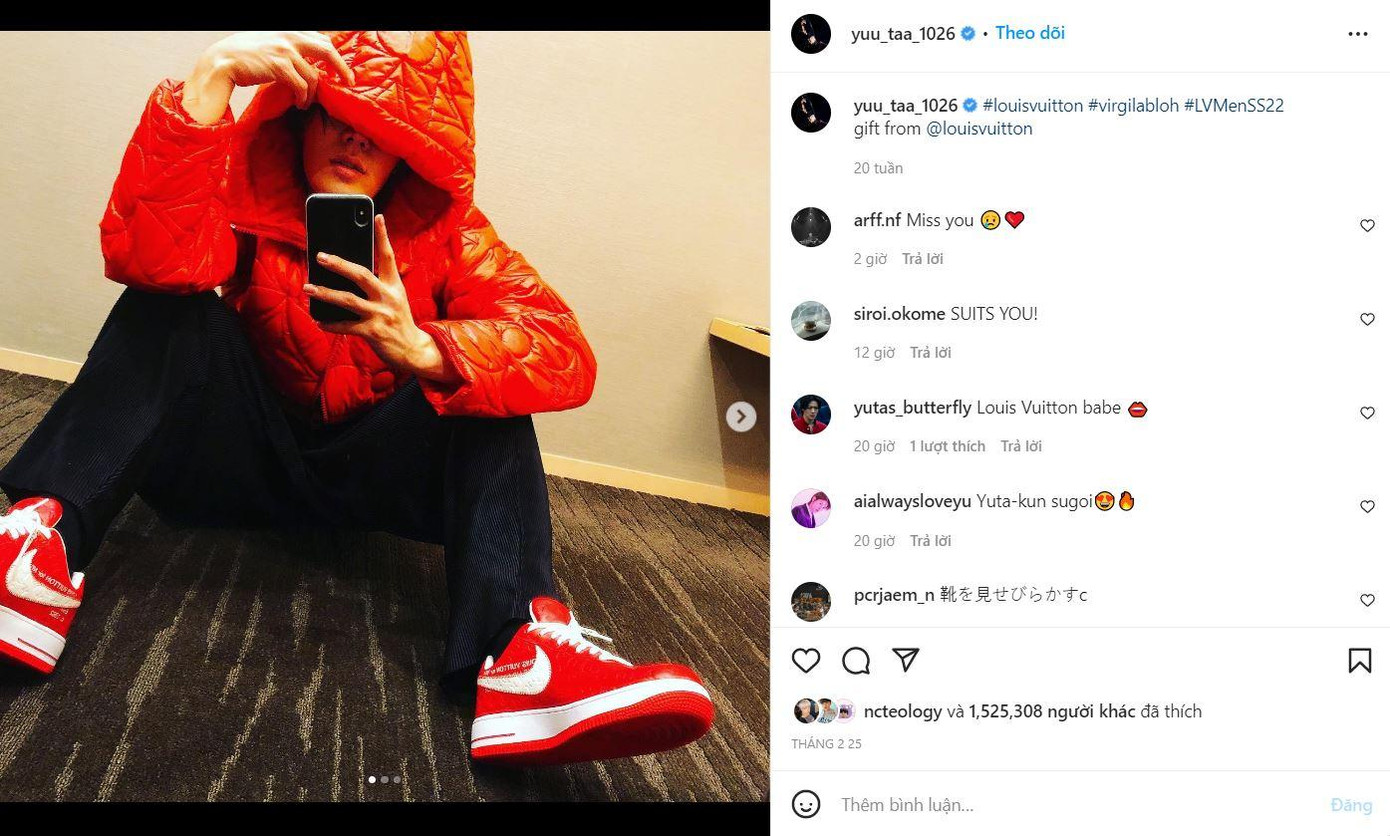 Giống với đàn anh cùng nhà, Yuta không thể tham dự sự kiện do vướng lịch trình cùng nhóm. Tuy vậy, thành viên NCT vẫn đứng thứ 9 trong Top 10 người có sức ảnh hưởng. Giống với đàn anh cùng nhà, Yuta không thể tham dự sự kiện do vướng lịch trình cùng nhóm. Tuy vậy, thành viên NCT vẫn đứng thứ 9 trong Top 10 người có sức ảnh hưởng.