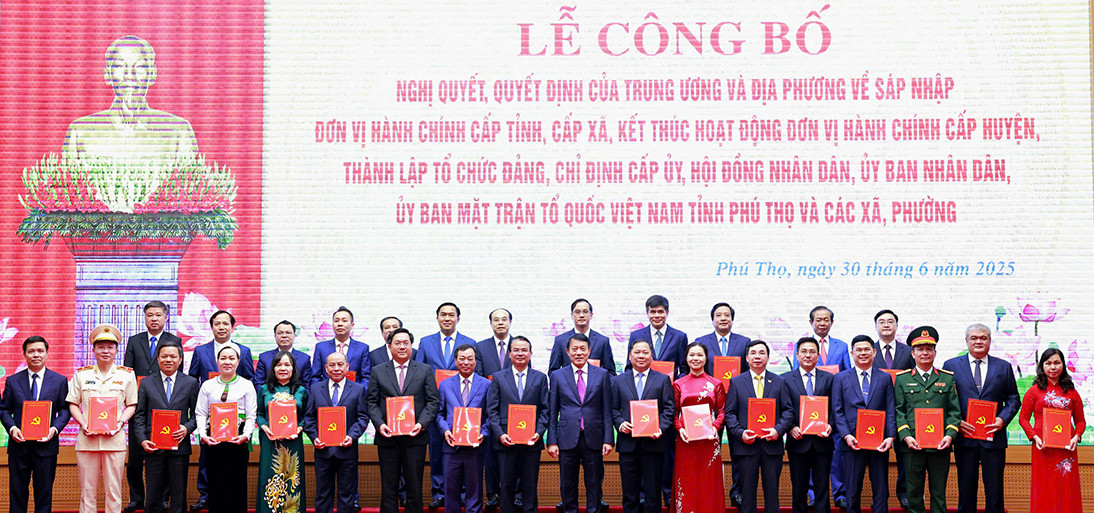 Ban Chấp hành Đảng bộ tỉnh Phú Thọ mới nhiệm kỳ 2020-2025.