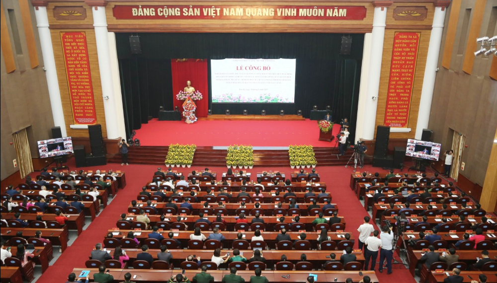 Toàn cảnh lễ công bố. Toàn cảnh lễ công bố.