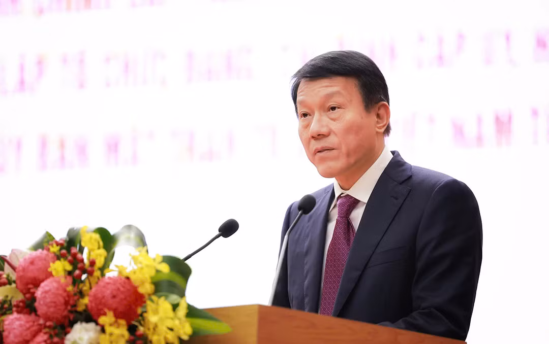Đại tướng Lương Tam Quang phát biểu tại buổi lễ. Đại tướng Lương Tam Quang phát biểu tại buổi lễ.