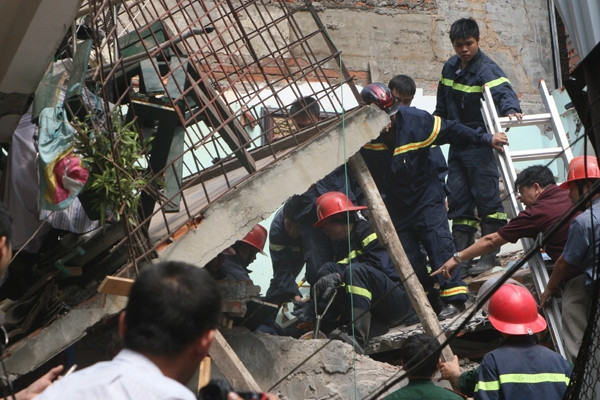 Hiện trường vụ tai nạn. Ảnh: Tuấn Nguyễn