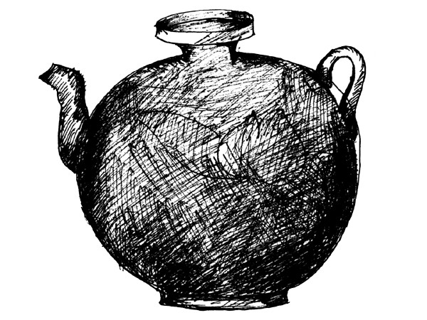 Lọ men trắng thời lý Minh họa trong bài của Phan Cẩm Thượng