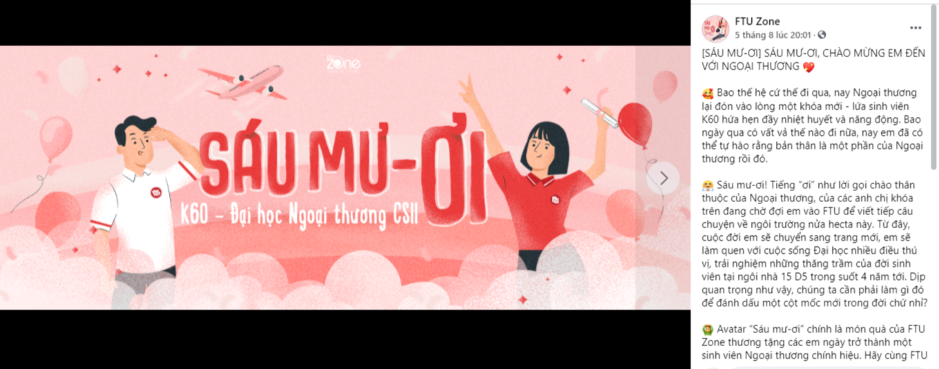 Trường ĐH Ngoại Thương (TP.HCM) cũng tạo ra khung avatar để teen 2K3 có thể thay đổi. Trường ĐH Ngoại Thương (TP.HCM) cũng tạo ra khung avatar để teen 2K3 có thể thay đổi.