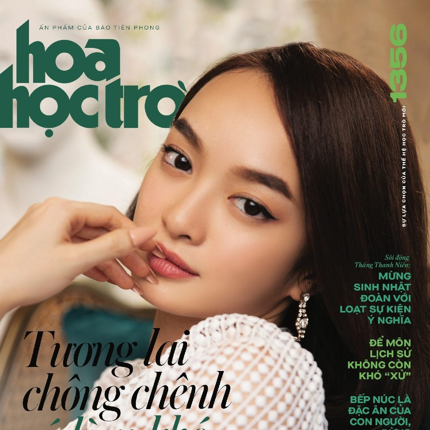 Hình ảnh &quot;quý cô bạch trà&quot; trên những số báo Hoa Học Trò.