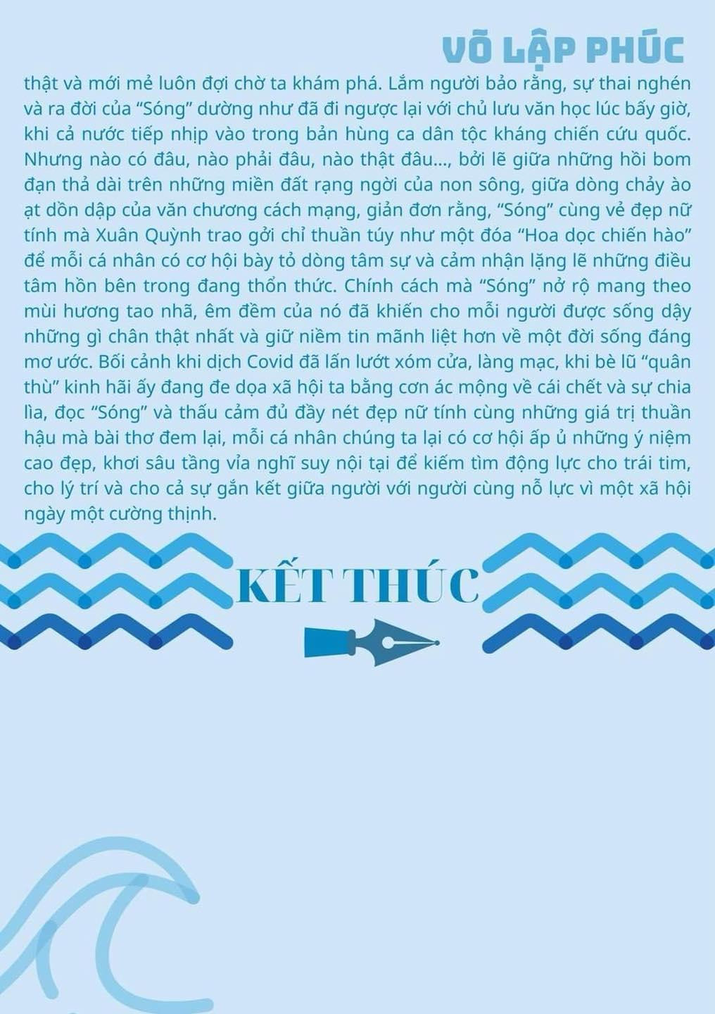 Hai trang cuối trong bài làm của nam sinh An Giang. Ảnh: FBNV.