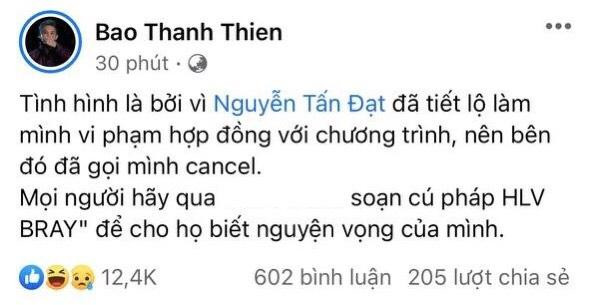 Dòng chia sẻ với giọng điệu hài hước của B Ray khiến cư dân mạng bán tín bán nghi... Dòng chia sẻ với giọng điệu hài hước của B Ray khiến cư dân mạng bán tín bán nghi...