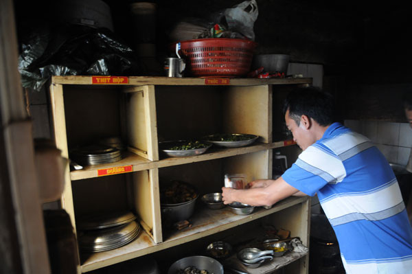 Bếp ăn trên đảo