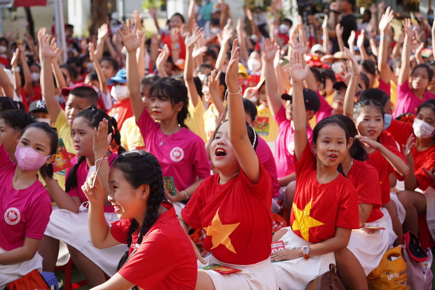 Các em thiếu nhi Quảng Nam hào hứng tham gia ngay ngày hội "Thiếu nhi Việt Nam - Học tập tốt, rèn luyện chăm" Các em thiếu nhi Quảng Nam hào hứng tham gia ngay ngày hội "Thiếu nhi Việt Nam - Học tập tốt, rèn luyện chăm"