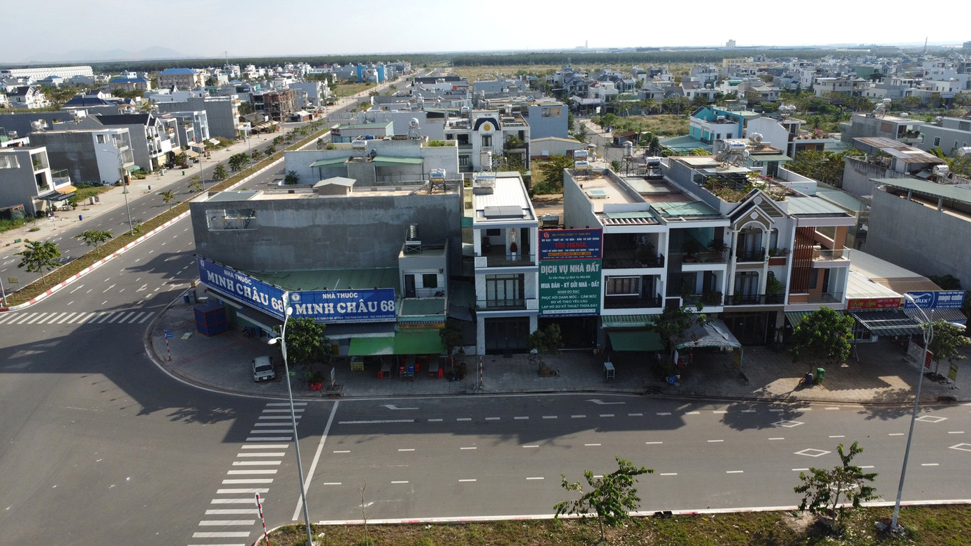 Toàn cảnh khu tái định cư. Toàn cảnh khu tái định cư.