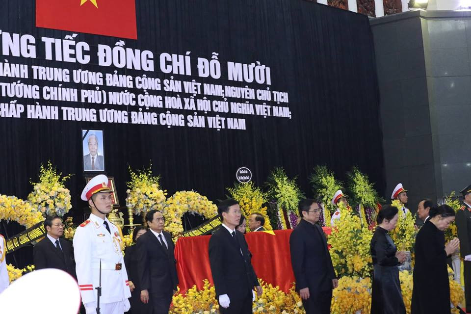 Lễ truy điệu và di quan nguyên Tổng Bí thư Đỗ Mười ảnh 67