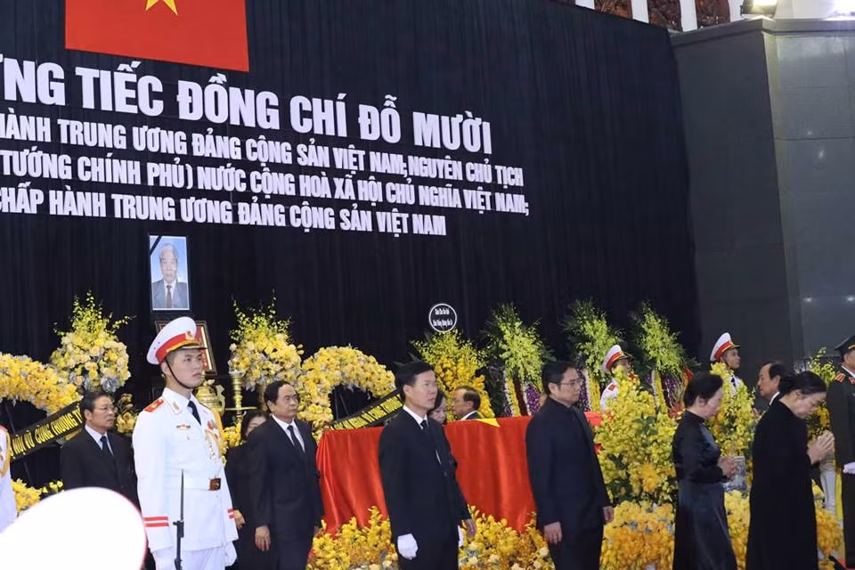 Lễ truy điệu và di quan nguyên Tổng Bí thư Đỗ Mười ảnh 67