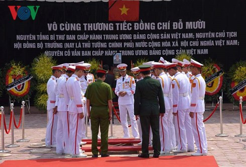 Lễ truy điệu và di quan nguyên Tổng Bí thư Đỗ Mười ảnh 7
