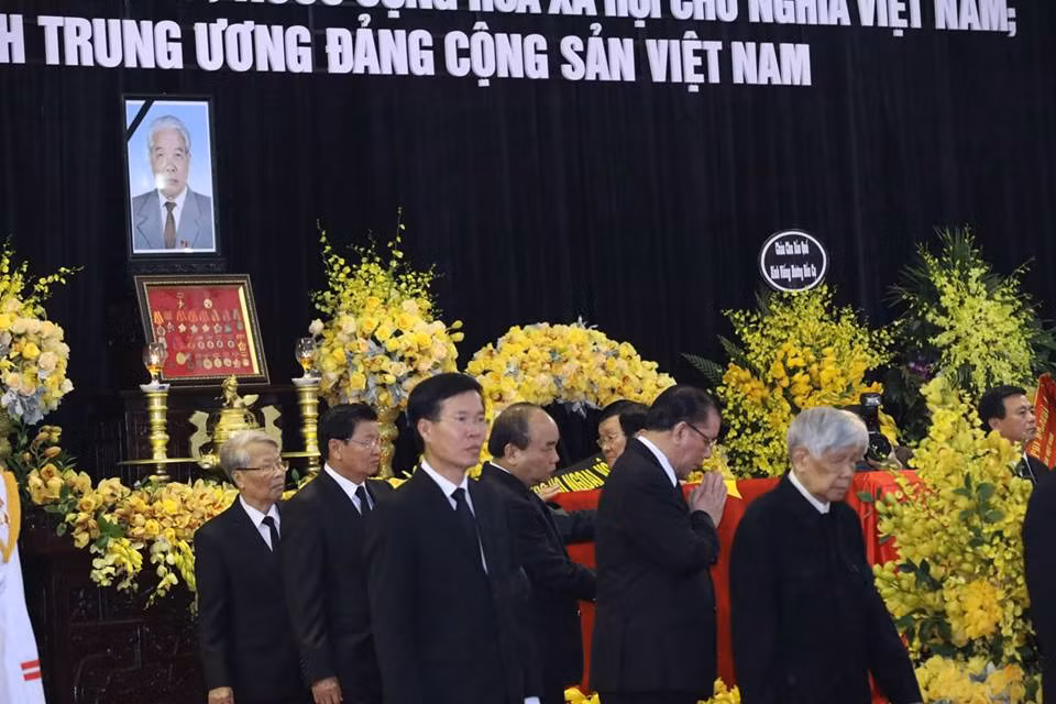 Lễ truy điệu và di quan nguyên Tổng Bí thư Đỗ Mười ảnh 69
