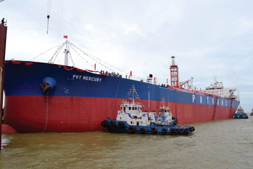  Sau nhiều năm thi công, tàu chở dầu thô 104.000 tấn vẫn chưa thể hoạt động