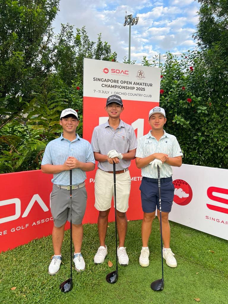 Ba golfer Việt Nam dự Giải vô địch golf nghiệp dư Singapore mở rộng 2025.