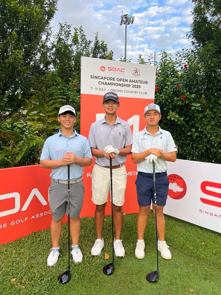 Ba golfer Việt Nam dự Giải vô địch golf nghiệp dư Singapore mở rộng 2025.