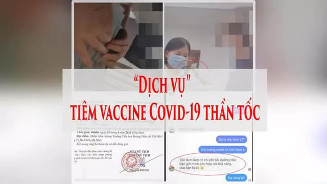 Thông tin "Mất tiền cho "cò" để được tiêm vắc-xin Covid-19 thần tốc" được báo chí phản ánh xảy ra ở quận Ba Đình, Hà Nội