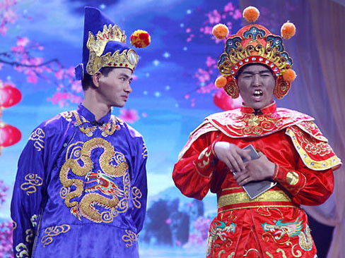 Xuân Bắc vai Nam Tào và Minh Quân vai Thiên Lôi