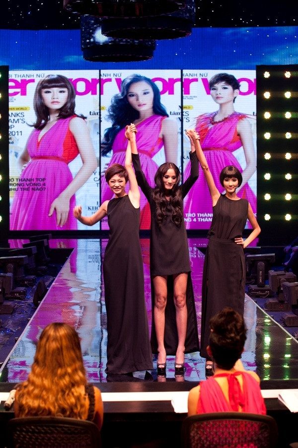 Top 3 cô gái xuất sắc nhất cuộc thi