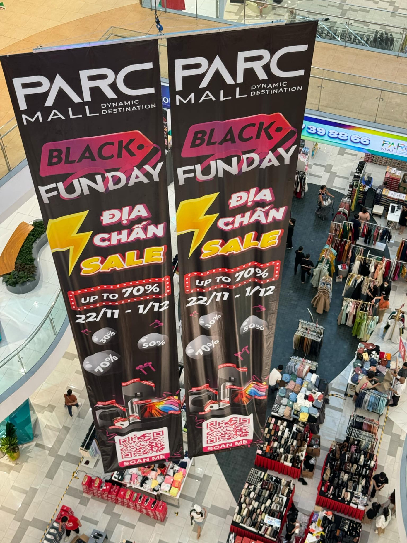 Một khu mua sắm tại Quận 8, TP.HCM.