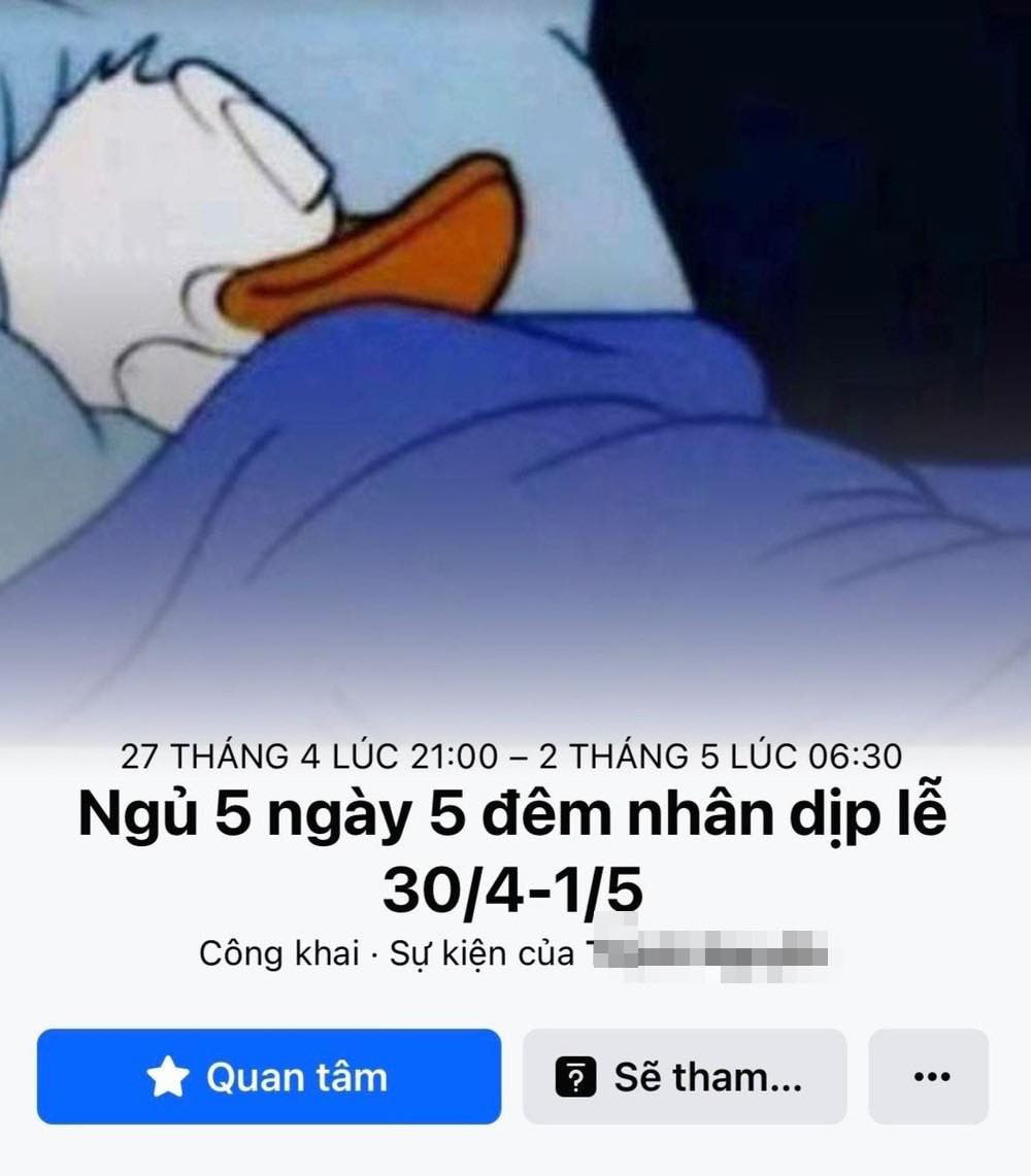 "Sự kiện" ngủ 5 ngày 5 đêm hot rần rần những ngày cận kề dịp nghỉ lễ. "Sự kiện" ngủ 5 ngày 5 đêm hot rần rần những ngày cận kề dịp nghỉ lễ.