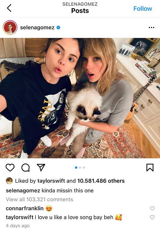 Taylor và Selena xem nhau như chị em một nhà. Taylor và Selena xem nhau như chị em một nhà.