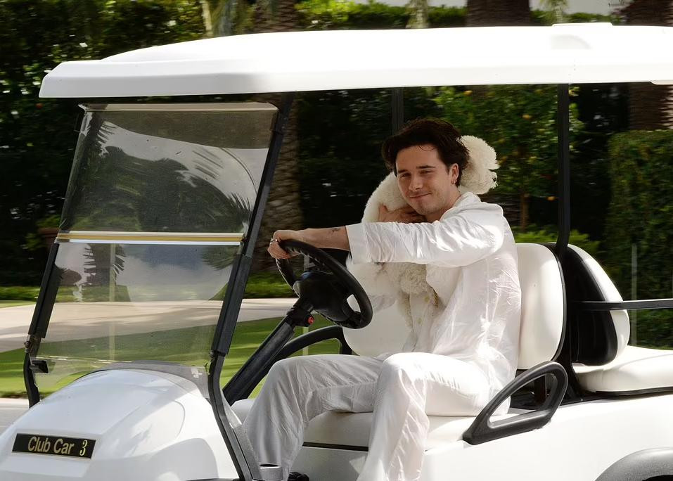 Brooklyn trông vô cùng hạnh phúc trước ngày trọng đại. Brooklyn trông vô cùng hạnh phúc trước ngày trọng đại.