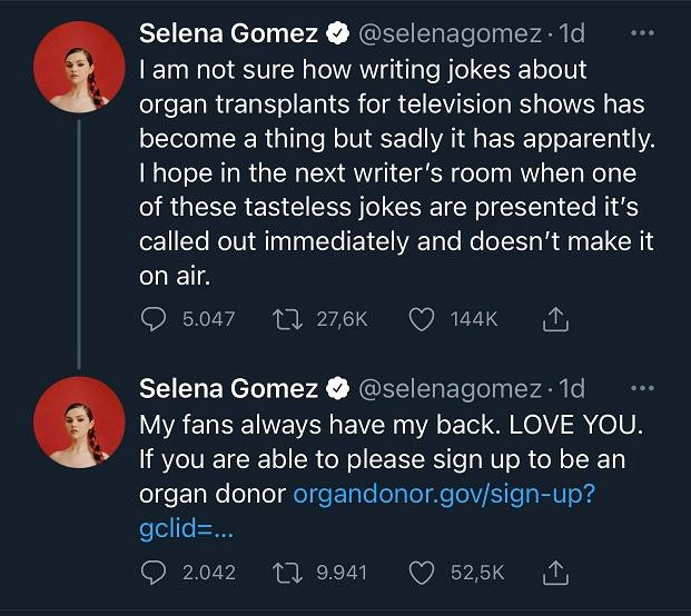 Selena Gomez cực kỳ bức xúc trước trò đùa thô lỗ của nhà làm phim The Good Fight. Selena Gomez cực kỳ bức xúc trước trò đùa thô lỗ của nhà làm phim The Good Fight.