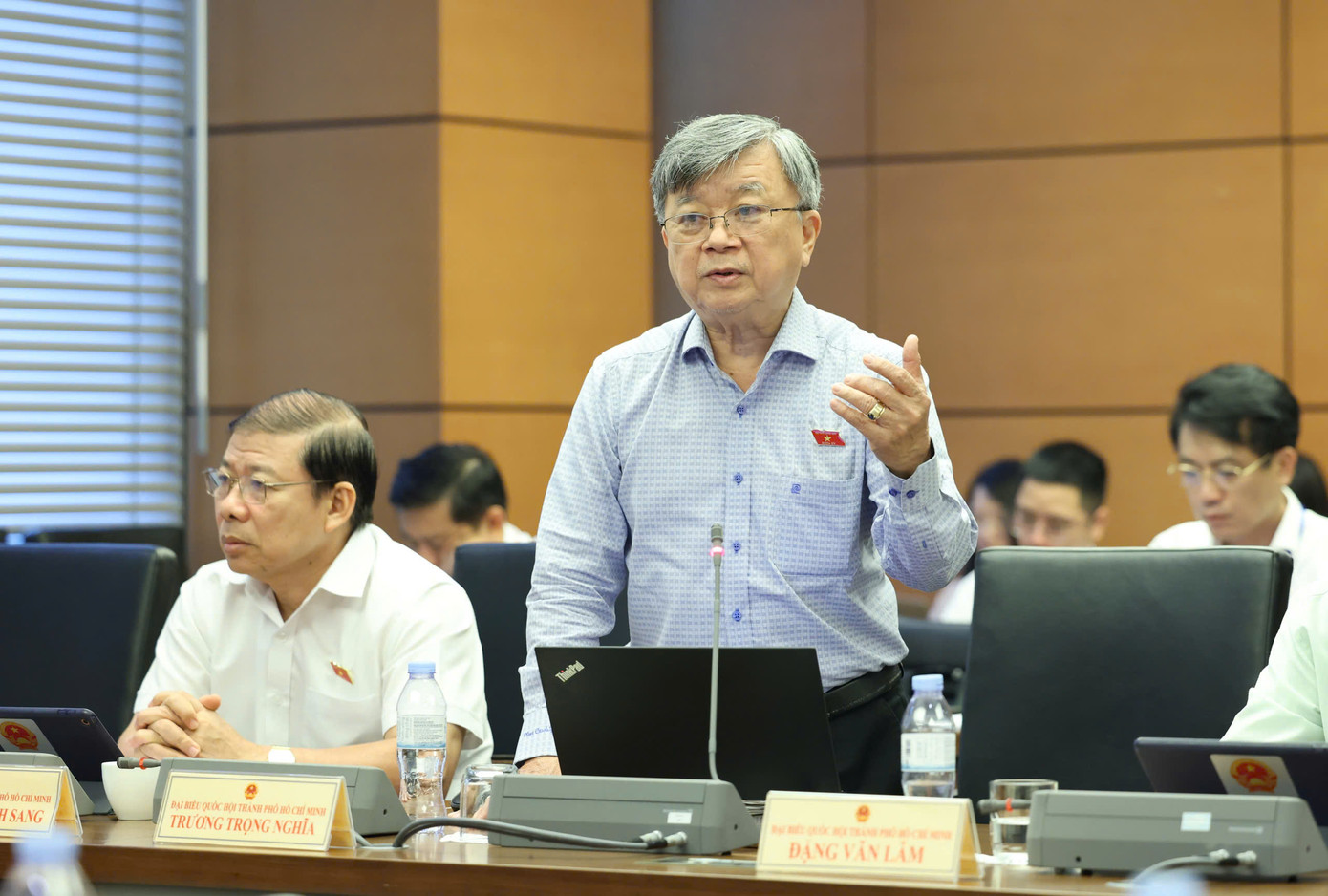 Đại biểu Quốc hội Trương Trọng Nghĩa, đoàn TPHCM. Ảnh: Nhật Minh