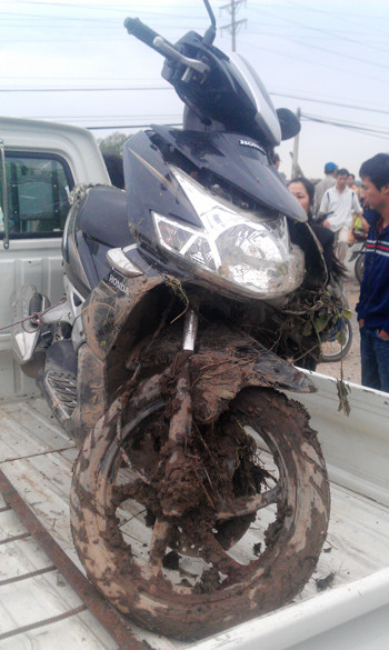 Xe máy của nạn nhân Tuấn. Xe máy của nạn nhân Tuấn