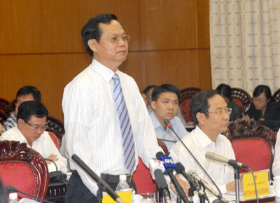 Tổng Thanh tra Chính phủ Huỳnh Phong Tranh đề nghị cần tăng chế tài và thành lập một Vụ Giám sát kết luận thanh tra để đôn đốc việc thực hiện các kết luận thanh tra - Ảnh: Chinhphu.vn