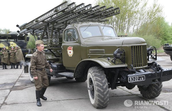 Pháo tự hành BM-13 Katyusha được quân đội Liên Xô cũ sử dụng rộng rãi trong cuộc Chiến tranh thế giới thứ hai