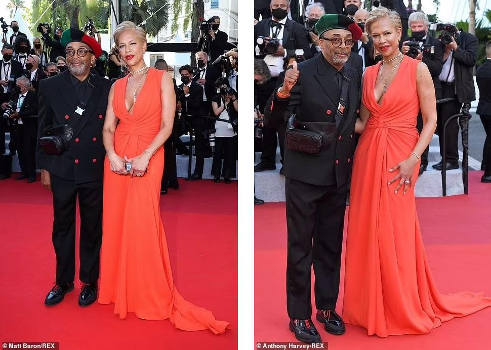 Chủ tịch ban giám khảo Spike Lee và vợ Tonya.