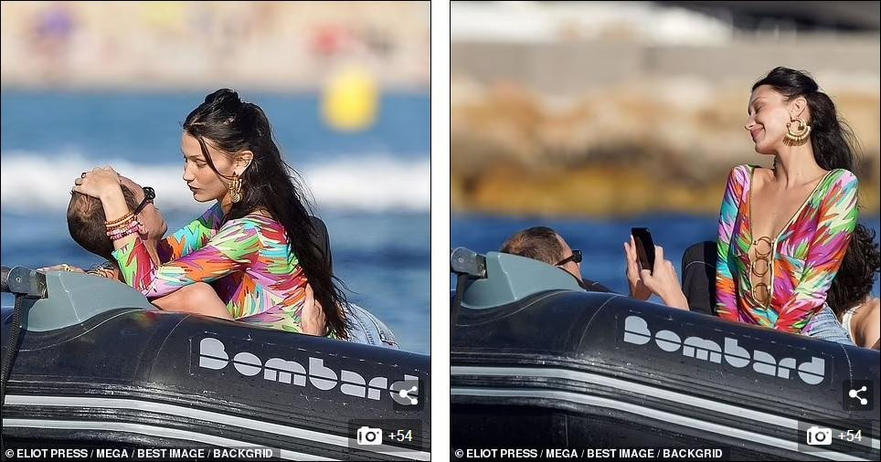 Dường như không có gì lọt nổi vào tầm nhìn của họ ngoại trừ đối phương. Biểu cảm của siêu mẫu 25 tuổi thực sự là của một cô gái đang đắm chìm trong mật ngọt tình yêu.