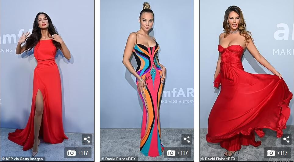 Từ trái qua phải: Các người mẫu Sofia Resing, Rose Bertram và Zita Vass.