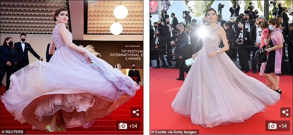 Nữ diễn viên Mỹ Blanca Blanco dường như không vắng mặt ngày nào kể từ khi Liên hoan phim Cannes 2021 khai mạc.