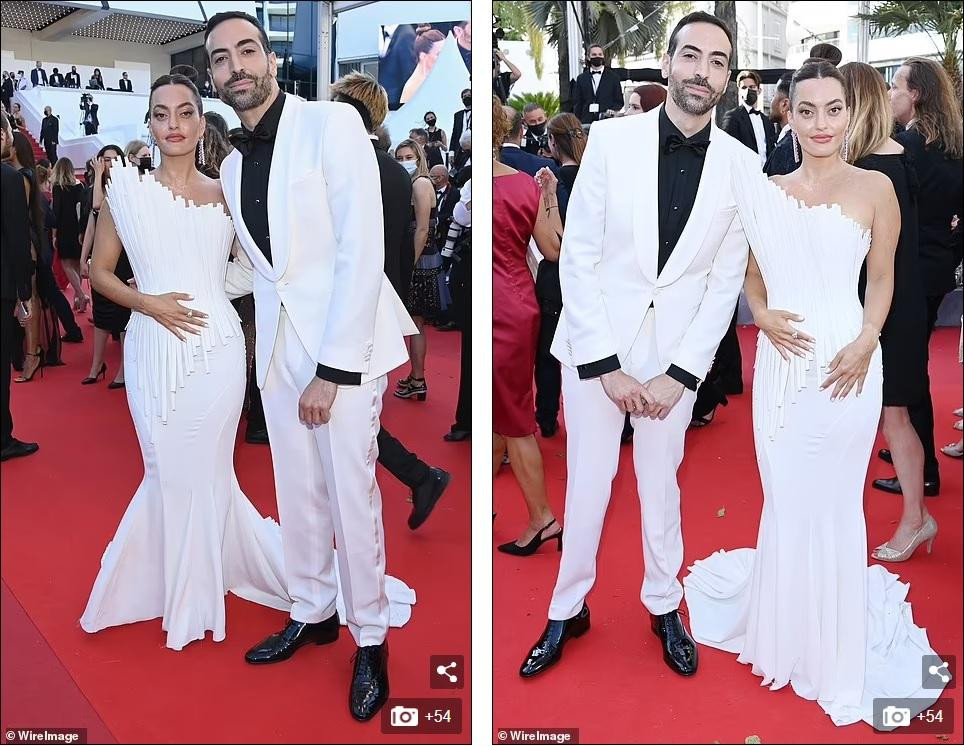 Nhà sản xuất người Ả Rập Saudi Mohammed Al Turki "ton-sur-ton" với bạn gái Karen Wazen.