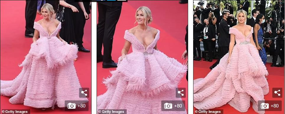 MC Hofit Golan xuất hiện trong bộ cánh đồ sộ xẻ ngực siêu bạo.