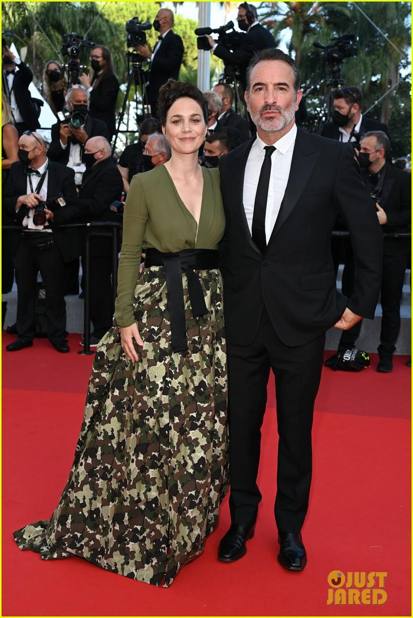 Tài tử Pháp Jean Dujardin và bà xã, nghệ sĩ trượt băng Nathalie Pechalat.