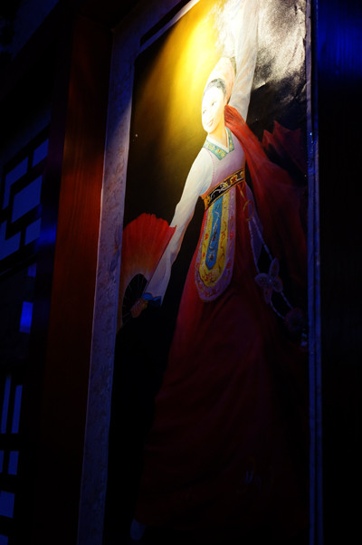 Bức tranh thể hiện văn hóa con người và đất nước Triều Tiên