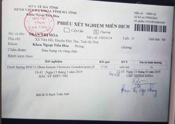 Nữ bệnh nhân ở Hà Tĩnh bị cắt vòi trứng khi mổ ruột thừa ảnh 2