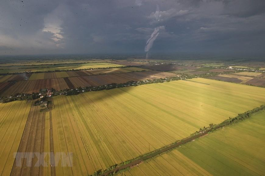 Vùng Đồng bằng sông Cửu Long từ trên cao. (Ảnh: Dương Giang/TTXVN) Vùng Đồng bằng sông Cửu Long từ trên cao. (Ảnh: Dương Giang/TTXVN)