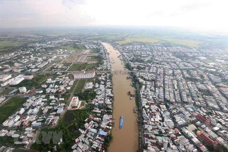 Vùng Đồng bằng sông Cửu Long từ trên cao. (Ảnh: Dương Giang/TTXVN) Vùng Đồng bằng sông Cửu Long từ trên cao. (Ảnh: Dương Giang/TTXVN)